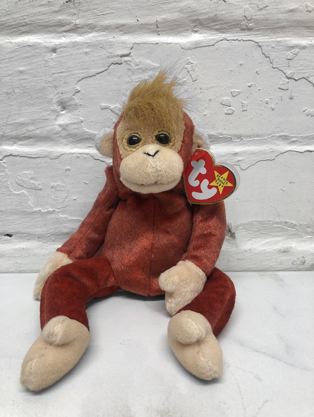 Rare Ty Schweetheart the Orangutan Beanie Babies Monkey Orangutan W/ Tags 9"